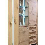 Vitrinenschrank Asteiche