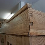 Weichholzschrank dreitürig
